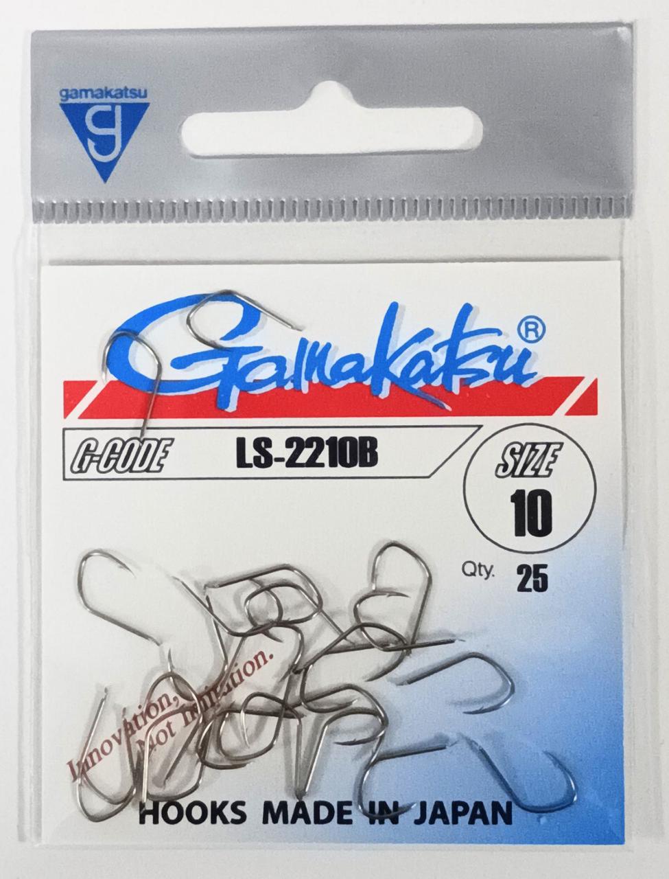 Гачок Gamakatsu LS-2210B Bronze №10 25шт.