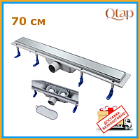 Трап Qtap Dry Tile304-700 лінійний із сухим закривом під плитку 700 мм