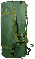 Тактическая Сумка-баул 120 л Олива, Вместительный баул для военных, Прочный рюкзак BIMA