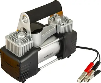 Автомобільний компресор з живленням від прикурювача Air Compressor 628-4x4 Компресор двопоршневий