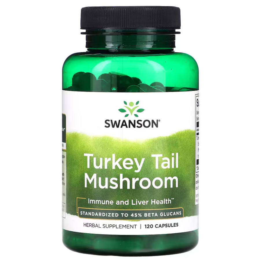 Turkey Tail Mushroom Swanson 120 капсул