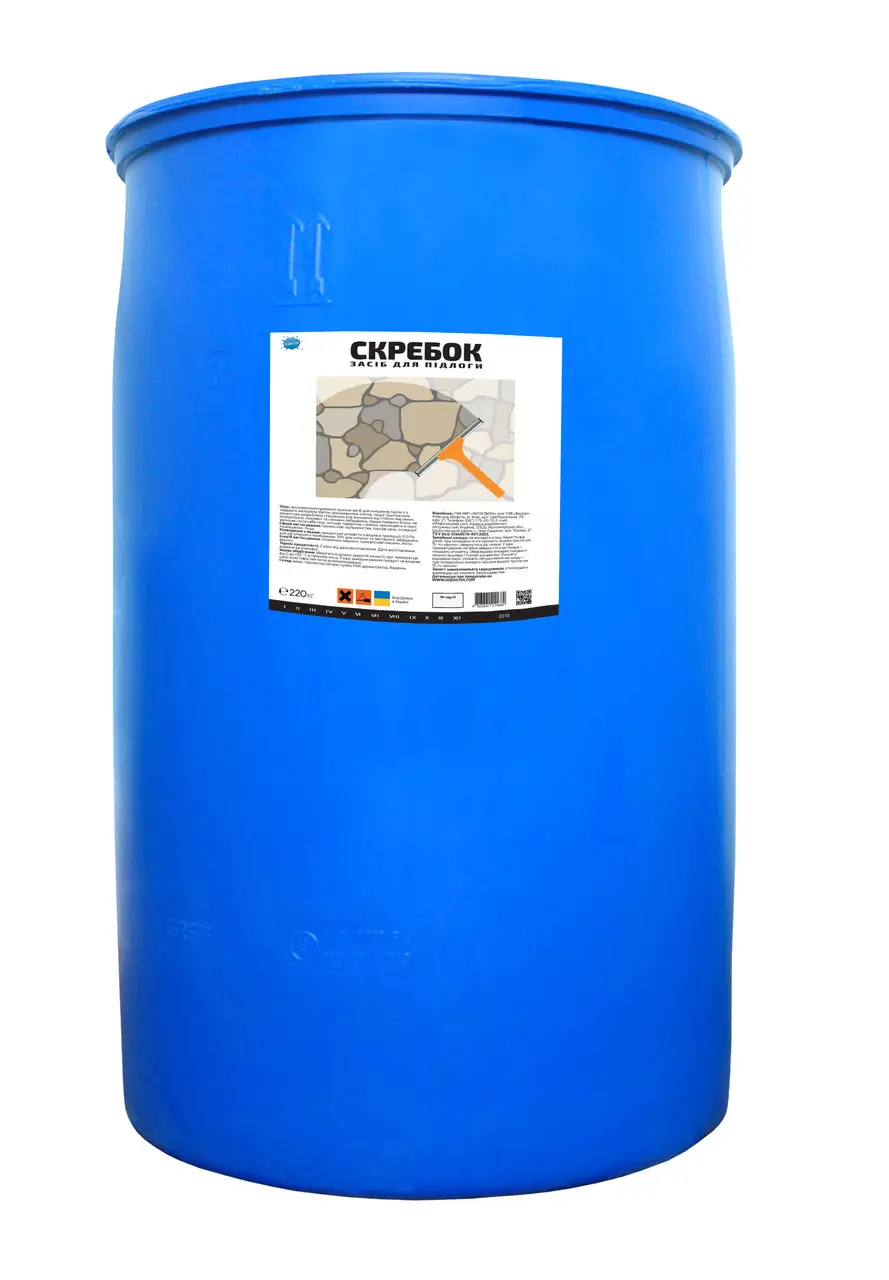 Засіб для прибирання підлоги "СКРЕБОК", 220 кг