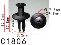 Держатель распорный/бампер Ford (W710250S300, W710250-S300, 11039)