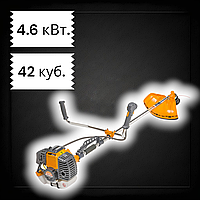 Бензокоса мотокоса, тример Powermat PM-KS-600T, 42 куб/см двотактна гарантія 1 рік.