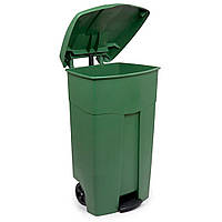 Мусорный бак зеленый W 580 мм H 940 мм V 125 л Bora Plastik FD-BO993GREEN