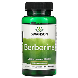 Berberine 400 мг Swanson 60 капсул