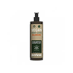 Балансуючий шампунь Envie Vegan Balancing Shampoo Bardana Extract для жирної шкіри голови з екстрактом реп'яха (EN853)