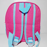 Рюкзак дитячий для дівчинки з єдинорогом малиновий 2316, фото 2