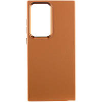 Кожаный чехол Bonbon Leather Metal Style для Samsung Galaxy S22 Ultra BKA