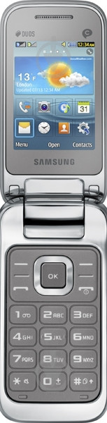 Мобільний телефон Samsung C3592 Titanium Silver 2 SIM  розкладачка 900 мАг, фото 1