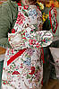Гобеленова рукавиця для кухні Гуси у квітах, фото 8