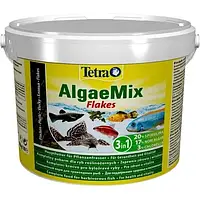 Сухой корм для травоядных аквариумных рыб в хлопьях Tetra Algae Mix Flakes, 10 л, 1,75 кг Акция