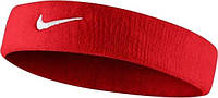 Повязка на голову Nike SWOOSH HEADBAND красная N.NN.07.601.OS (Оригинал) топ