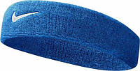 Пов'язка на голову Nike SWOOSH HEADBAND синя N.NN.07.402.OS (Оригінал) топ