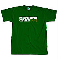 Футболка Montana Cans, Зеленый S