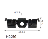 Скоба металлическая крепежная крыша/молдинг VW, Audi (8K0853929A, 16662)