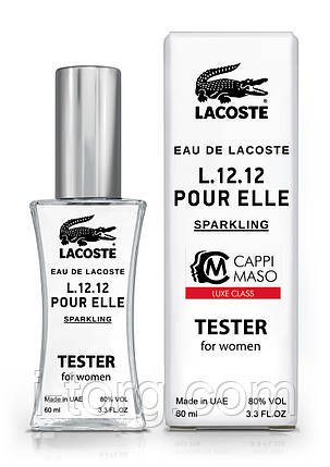 Тестер жіночий LUXE CLASS Eau De Lacoste L. 12.12 Pour Elle Sparkling, 60 мл, фото 1