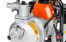 Мотопомпа для чистої води з двотактним двигуном Schwarzbau WP44-1 бензинова помпа, фото 5