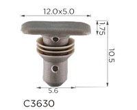 Крепление уплотнителя дверей VW, Skoda, Seat, Porsche, Audi (3B0839723, 10672)