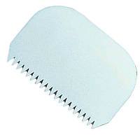 Скребок пластиковий зубчатий жосткий L 145 мм W 95 мм Martellato FD-50RTD 1