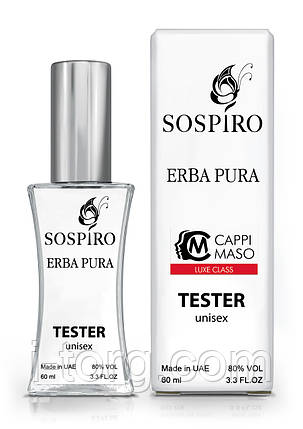 Тестер унісекс LUXE CLASS Sospiro Perfumes Erba Pura, 60 мл., фото 1