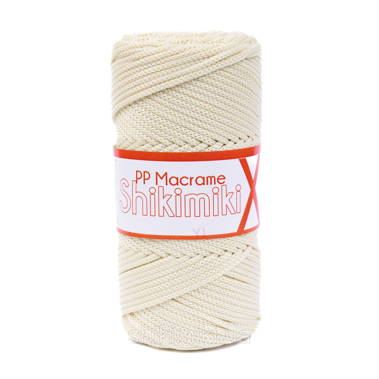 Трикотажний шнур PP Macrame XL , колір Молочний