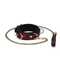 Ошейник с поводком Liebe Seele Victorian Garden Collar with Leash BKA