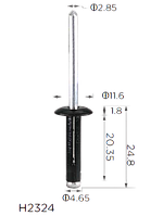 Заклепка 4.6х20 (Универсальная)
