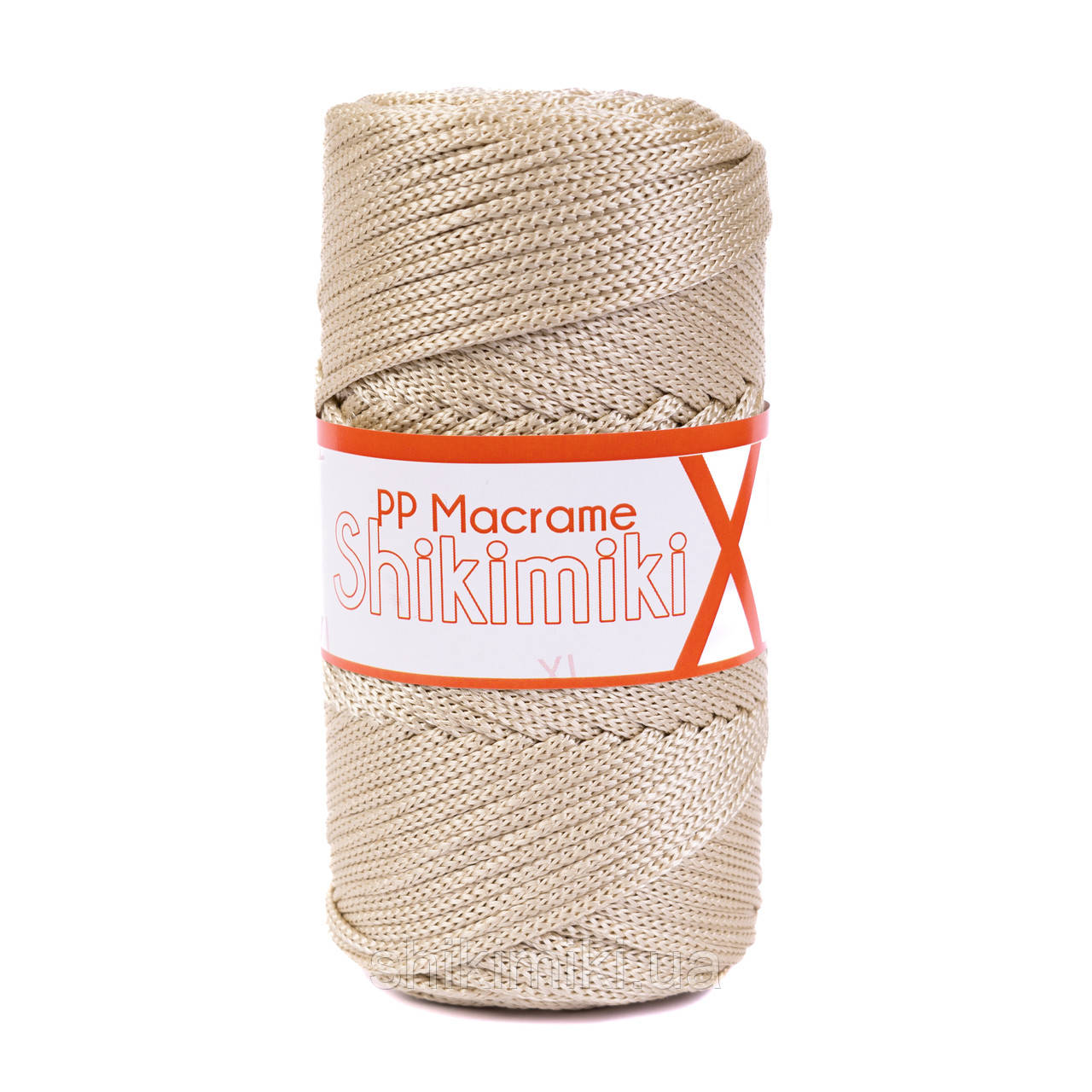 Трикотажний шнур PP Macrame XL , колір Латте