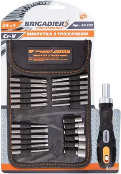 Викрутка з тріскачкою "Brigadier Professional" (24 в 1)