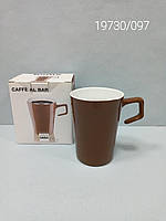Кружка Caffe Al Bar 320 мл коричневая ASA