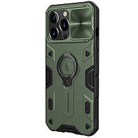 TPU+PC чехол Nillkin CamShield Armor no logo (шторка на камеру) для Apple iPhone 13 Pro (6.1") BKA