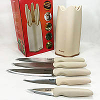 Набір ножів універсальний кухонний Magio MG-1090, кухарські кухонні ножі набір, кухонні ножі BKA