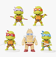 Набор мини-фигурок Черепашки-ниндзя 5в1, 8-10 см - TMNT Не медли покупай!