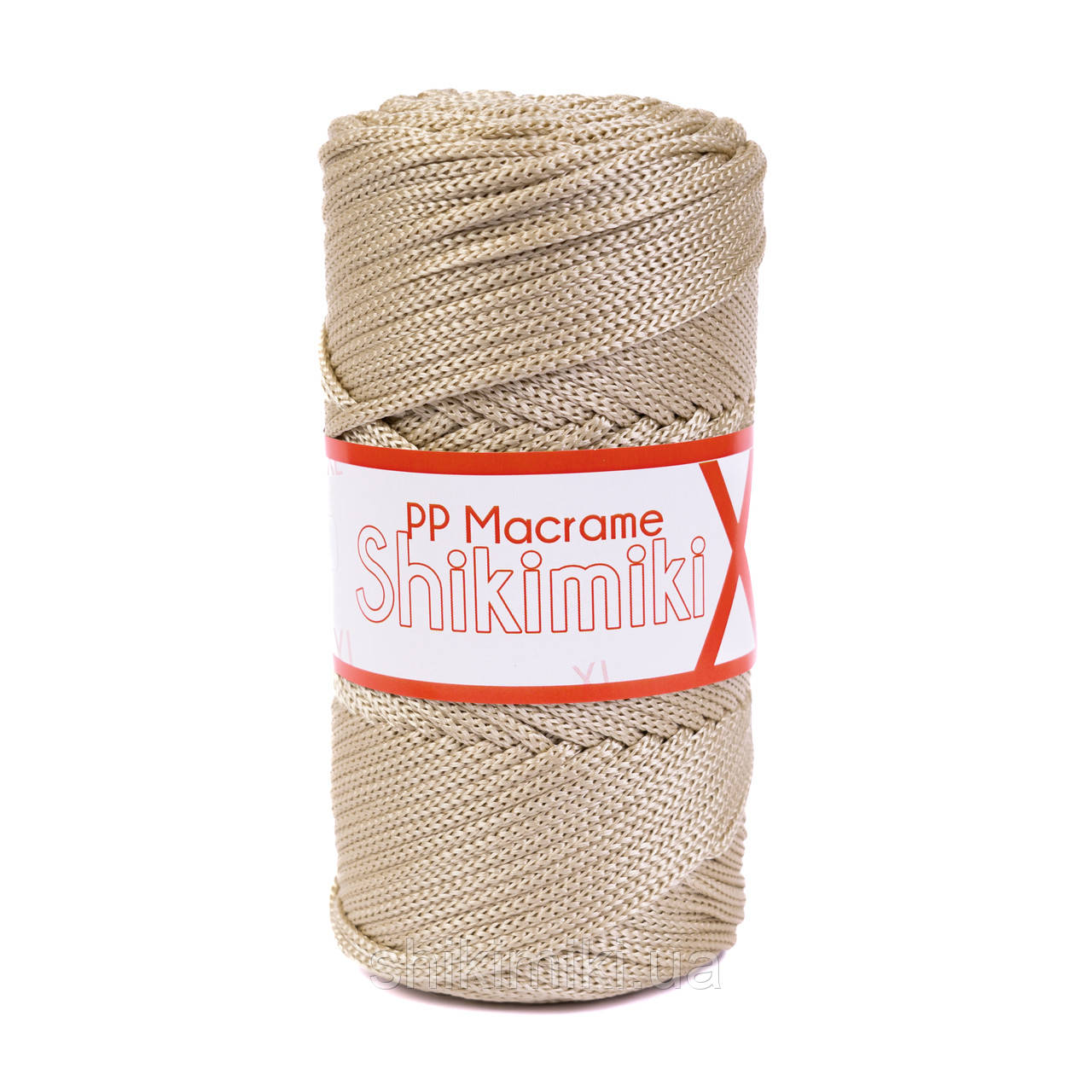 Трикотажний шнур PP Macrame XL , колір Карамель, фото 1
