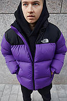 Зимний мужской пуховик The North Face (Зе Норт Фейс), фиолетовый