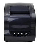Принтер етикеток Xprinter XP-365B і чеків USB до 80мм, чорний, фото 3