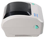 Принтер етикеток Xprinter XP-470B WI-FI+USB білий wifi, фото 2