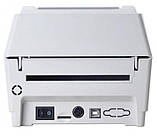 Принтер етикеток Xprinter XP-460B USB до 108мм, білий, фото 4