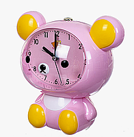 Дитячий настільний годинник будильник Lefard Ведмедик 17х16х11 см 12008-001-B Не мелені покупай!
