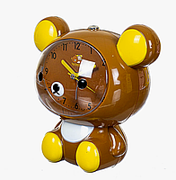 Дитячий настільний годинник будильник Lefard Ведмедик 17х16х11 см 12008-001-A Не мелені покупай!