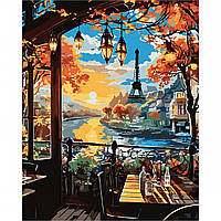 Картина по номерам (набор для росписи) Пейзаж "Фантазийный Париж", 40*50 см., SANTI 954793