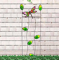 Металлический опоры для растений "Бабочка", 107 см, опора для розы из металла, красивые опоры для цветов (TOP)