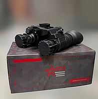 Бинокуляр ночного видения AGM NVG-40 NL1, Gen2+, зеленый фосфор, ПНВ с двумя трубками (#14NV4122484011) Не