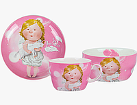 Набор детской фарфоровой посуды GAPCHINSKA LOVE YOU MORE 3 предмета 924-700 Не медли покупай!