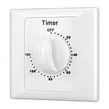 Вимикач із таймером механічним Tim1 10A — на 30 хвилин, фото 2