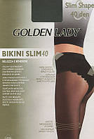 Колготки коригувальні, з мереживними трусиками Golden Ledy Bikini Slim 40 den