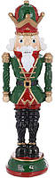 Статуэтка декоративная "Солдатик на страже" 25см, зеленый с красным BKA