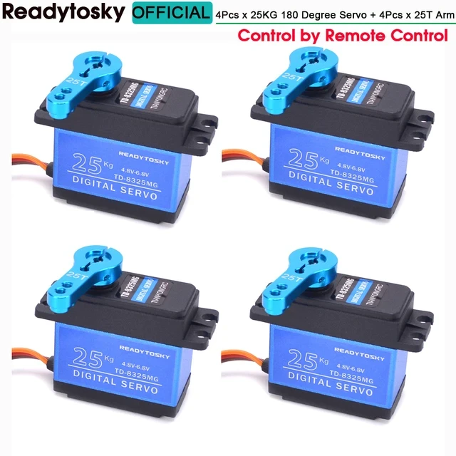 Сервомеханізм цифровий Readytosky TD-8325MG 58g/23.5kg/0.18sec (180°)