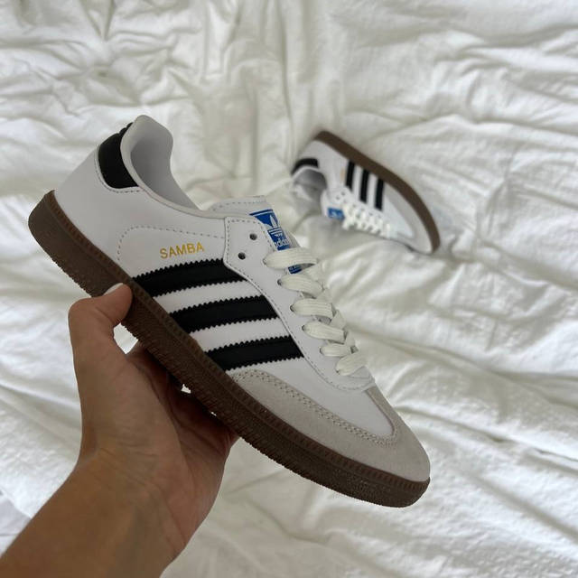 adidas アディダス samba ホワイト 24.0 Adidas Samba OG White Black, жіночі кросівки, Адідас Самба, ціна